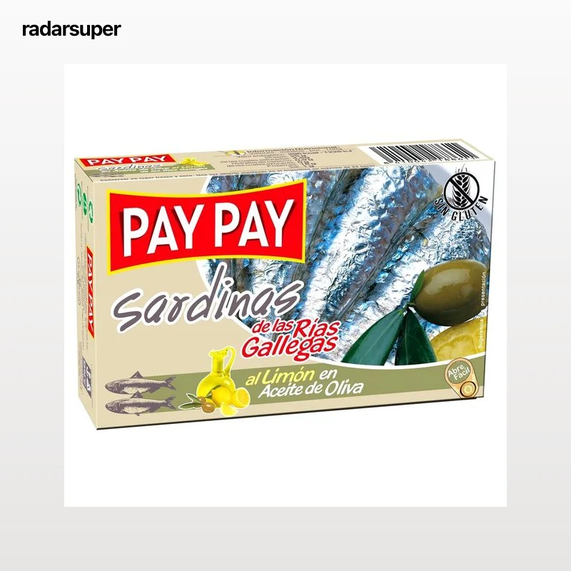 PAY PAY Sardinillas al limón en aceite oliva 88 g.