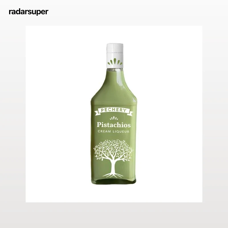 PECHERY Licor crema con pistachos botella 70 cl.