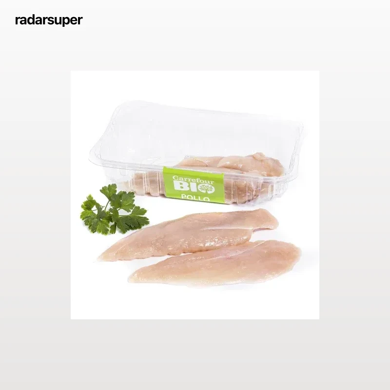 Pechuga de Pollo Fileteada Ecológica Carrefour Bio 550 g aprox
