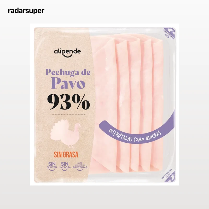 Pechuga de pavo 93% Alipende 150g