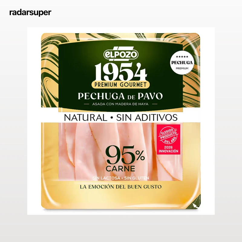 Pechuga de pavo 95% Elpozo 1954 120 g
