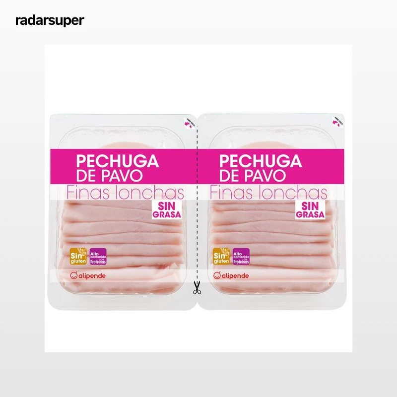 Pechuga de pavo Alipende pack 2 de 200g