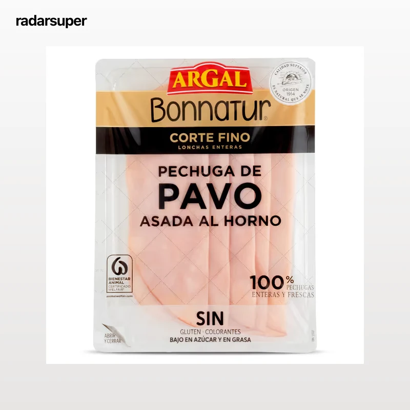 Pechuga de pavo asada al horno Bonnatur 100 g