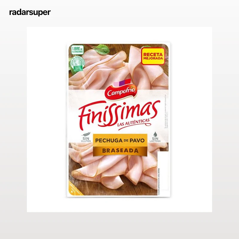 Pechuga de pavo braseado Campofrío finissimas 115g