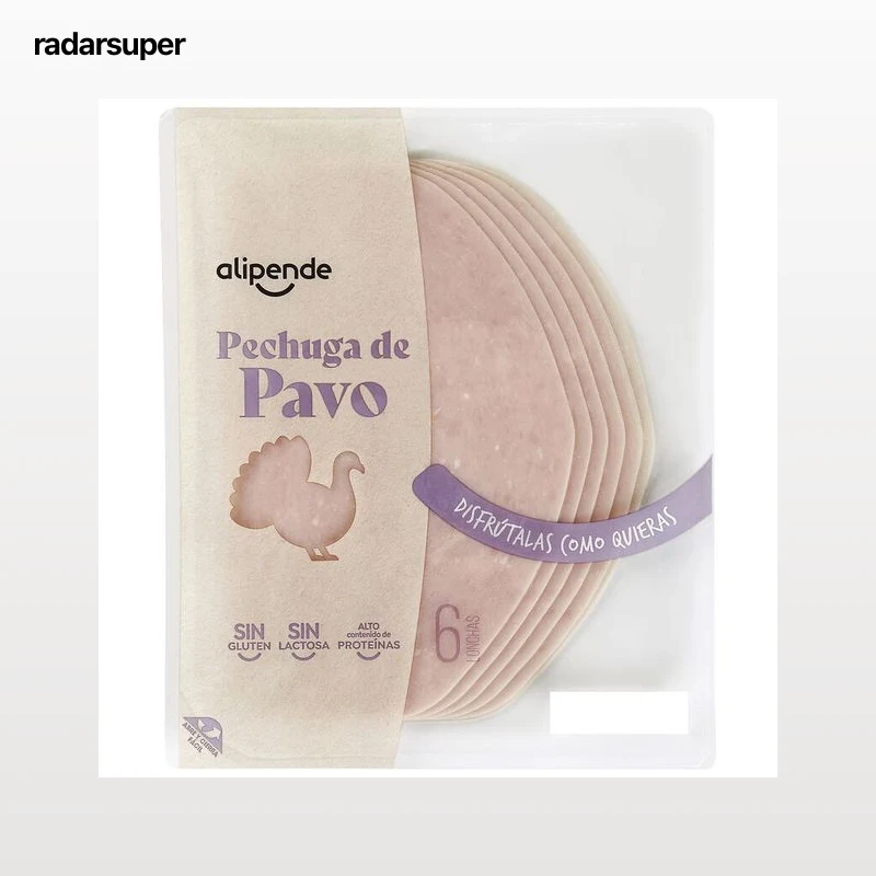 Pechuga de pavo cocida en lonchas Alipende 180g