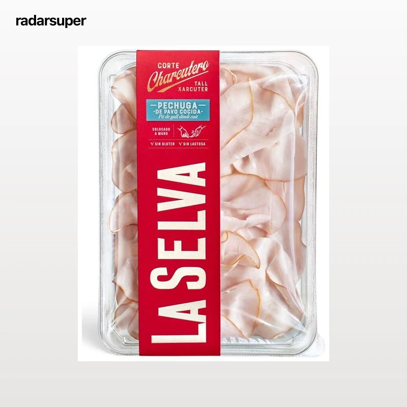 Pechuga de pavo cocida La Selva 90g