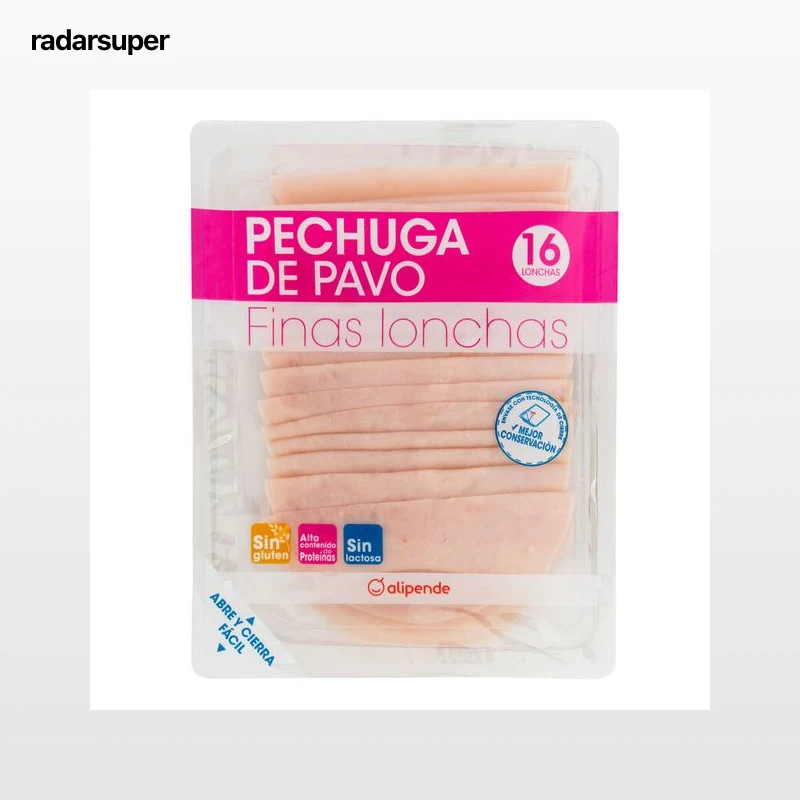 Pechuga pavo finas lonchas Alipende 200g