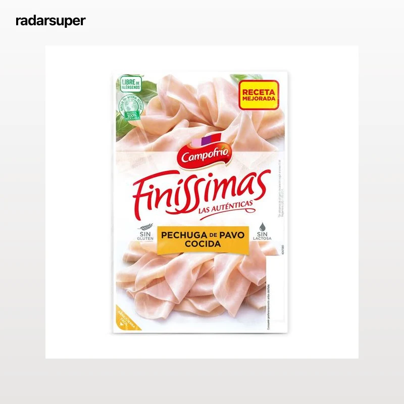 Pechuga de pavo en lonchas finas finissimas Campofrío 115g
