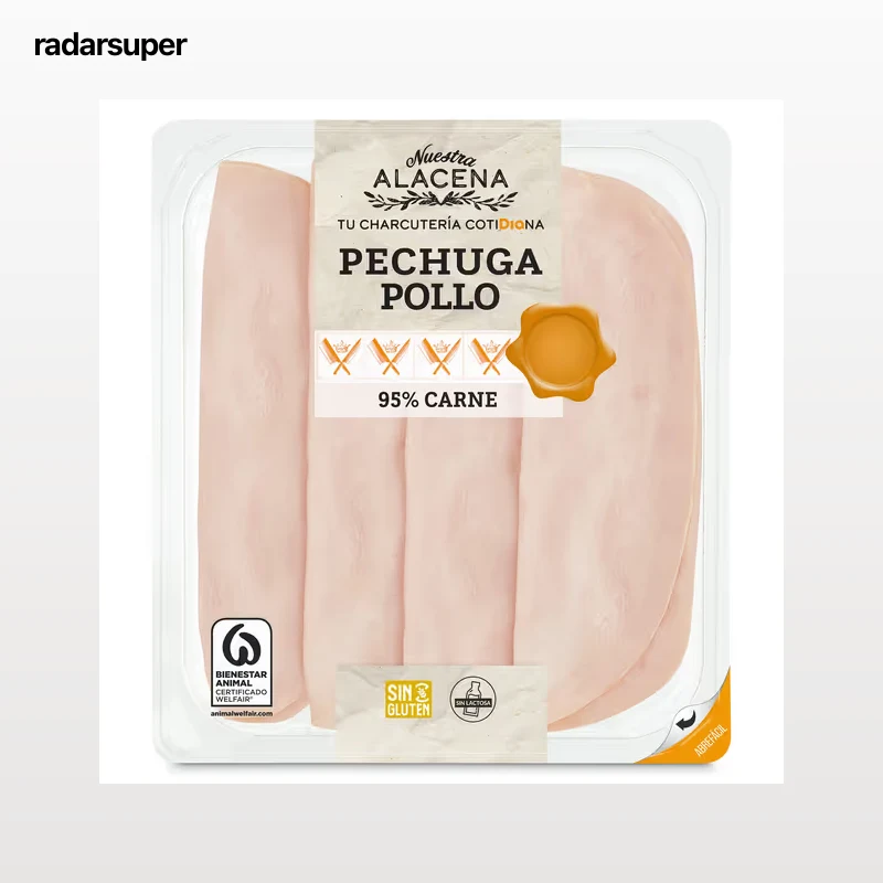Pechuga de pollo 95% Dia Nuestra Alacena 120 g