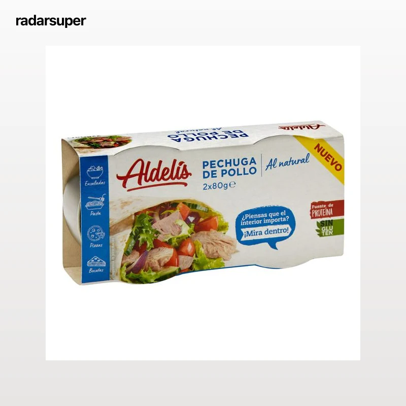 Pechuga de pollo Aldelis 2u al natural