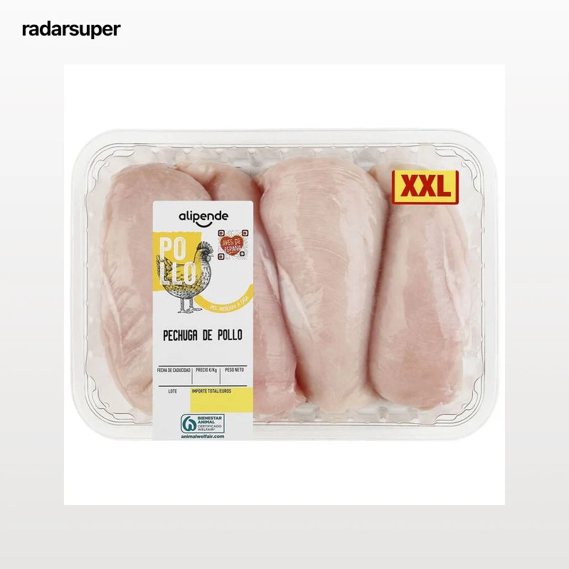 Pechuga de pollo entera XXL Alipende 1,5kg aproximadamente