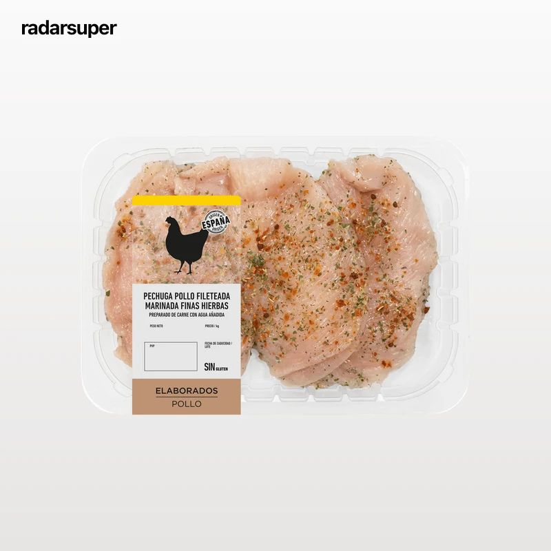 Pechuga pollo finas hierbas