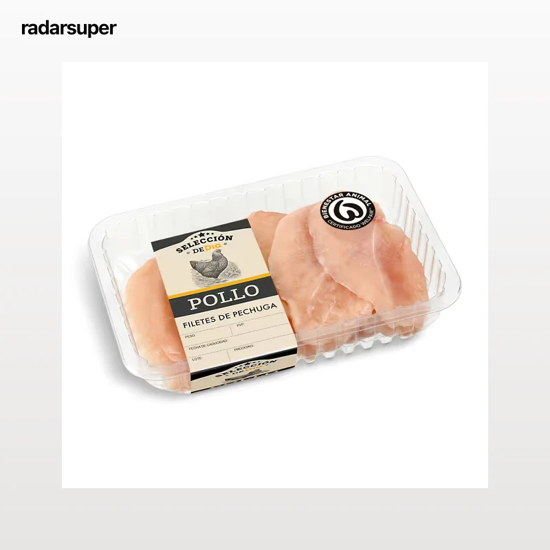 Pechugas fileteadas Selección de Dia bandeja 650 g aprox.