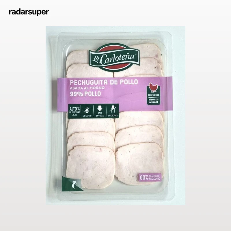 Pechuguita pollo asada La Carloteña 100g