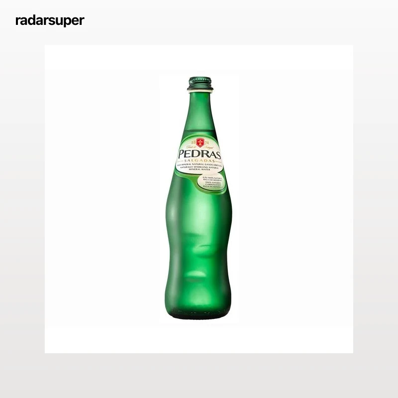 PEDRAS SALGADAS Agua mineral con gas botella de 75 centilitros