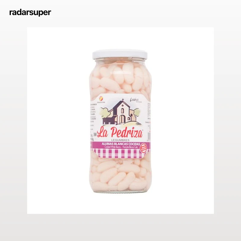 LA PEDRIZA Alubias blancas cocidas  560 gr.