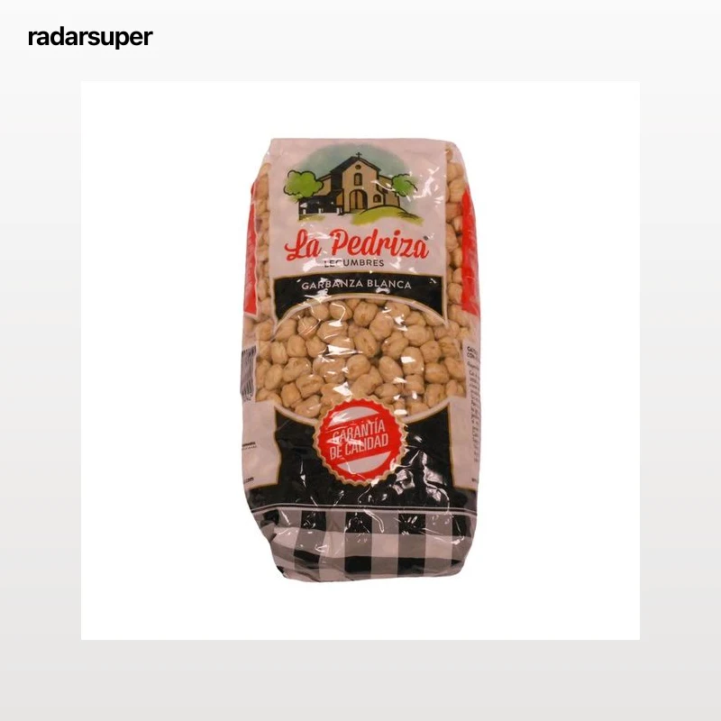 LA PEDRIZA Garbanza blanca paquete de 1 kilogramo