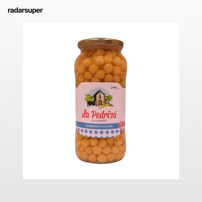LA PEDRIZA Garbanzo cocido frasco de 560 g.