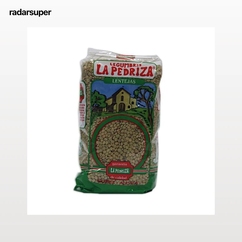 LA PEDRIZA Lentejas verdina paquete de 1 kg.
