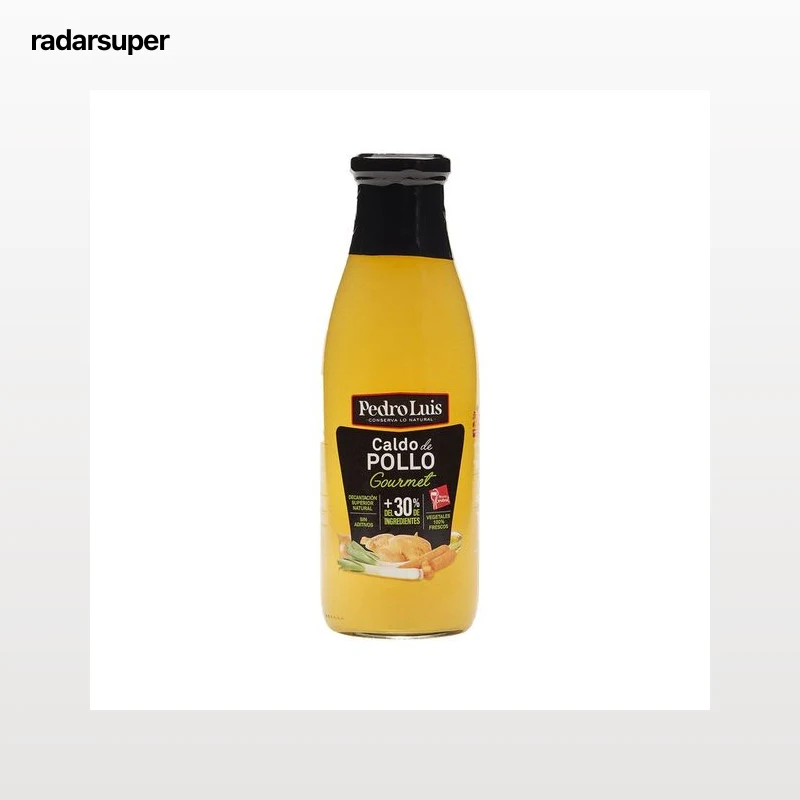 PEDRO LUIS Caldo de pollo selección gourmet 750 ml.