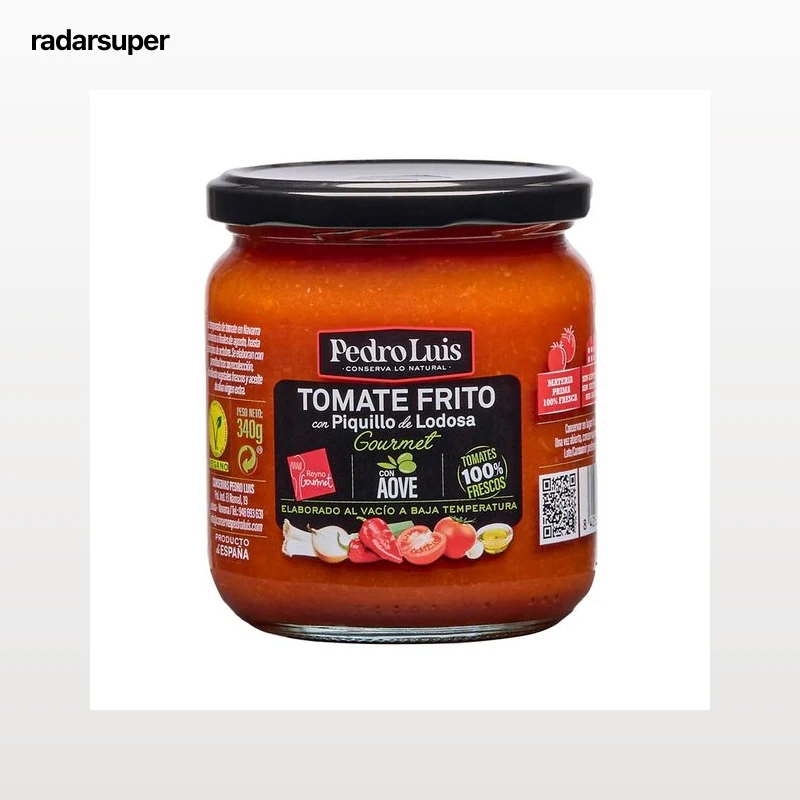 PEDRO LUIS Gourmet Tomate frito con pimientos de piquillo 340 g.