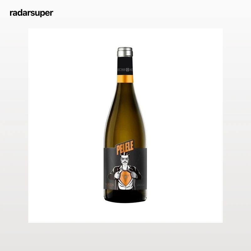PELELE Vino blanco con D.O Rueda botella 75 cl.