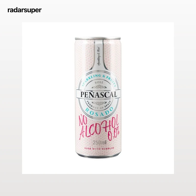 PEÑASCAL Vino Rosado 0.0% alcohol lata 25 cl.