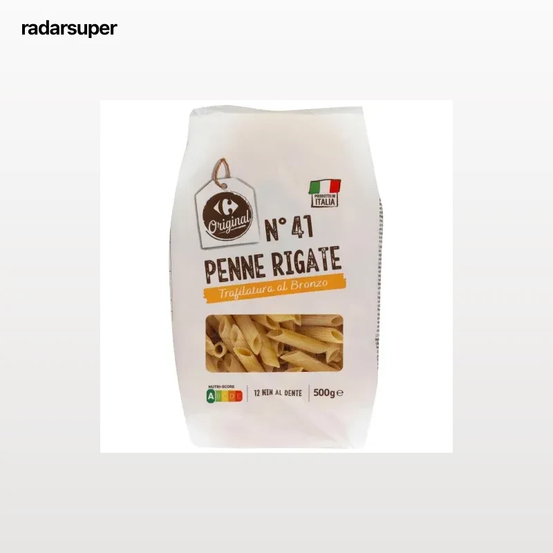 Penne rigate Carrefour 500 g.