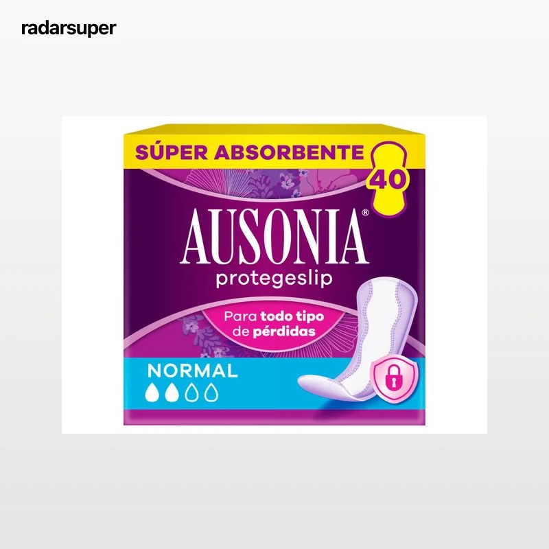 PENSOS DIÁRIOS PROTEGESLIP NORMAL AUSONIA 40 UN