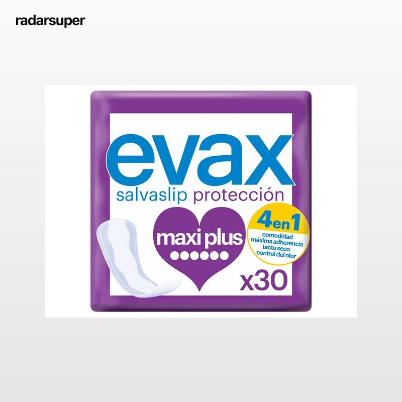 PENSOS DIÁRIOS SALVASLIP MAXIPLUS EVAX 30 UN