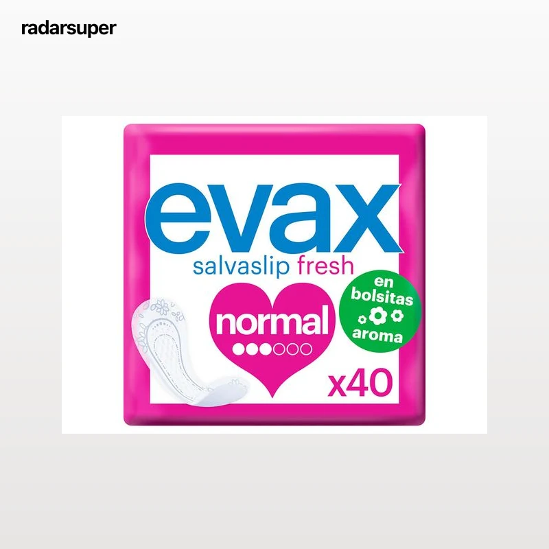 PENSOS DIÁRIOS SALVASLIP NORMAL EM BOLSINHAS EVAX 40 UN