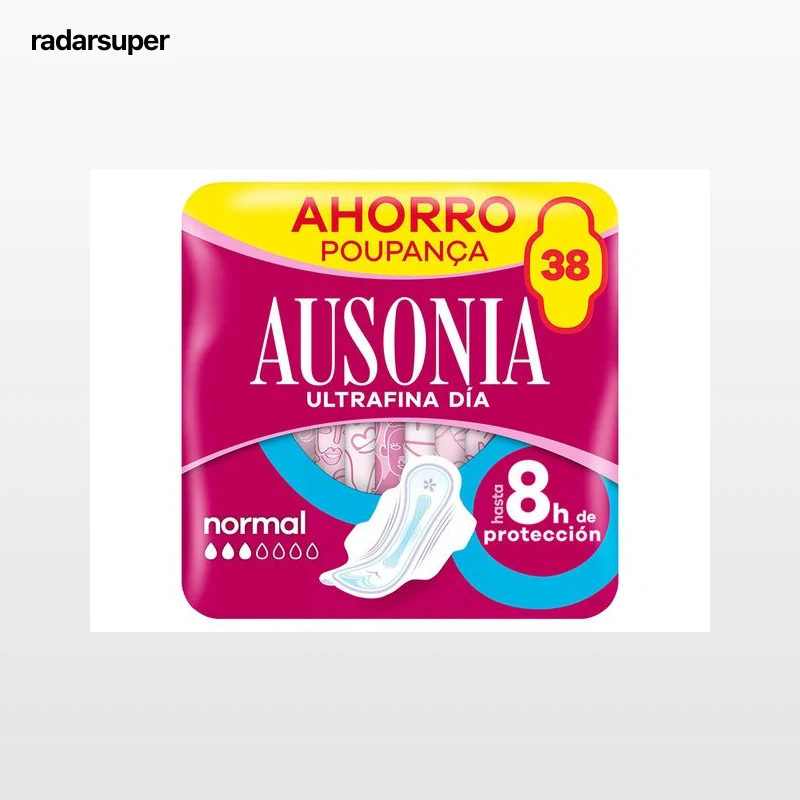 PENSOS HIGIÉNICOS NORMAL COM ABAS AUSONIA 38 UN