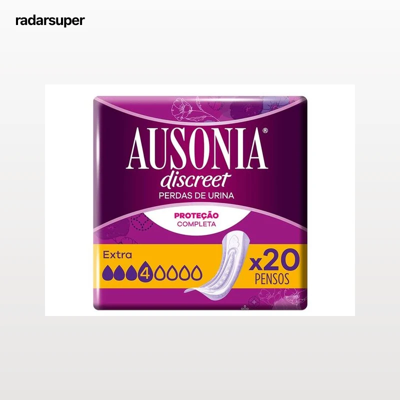 PENSOS INCONTINÊNCIA EXTRA AUSONIA DISCREET 20 UN