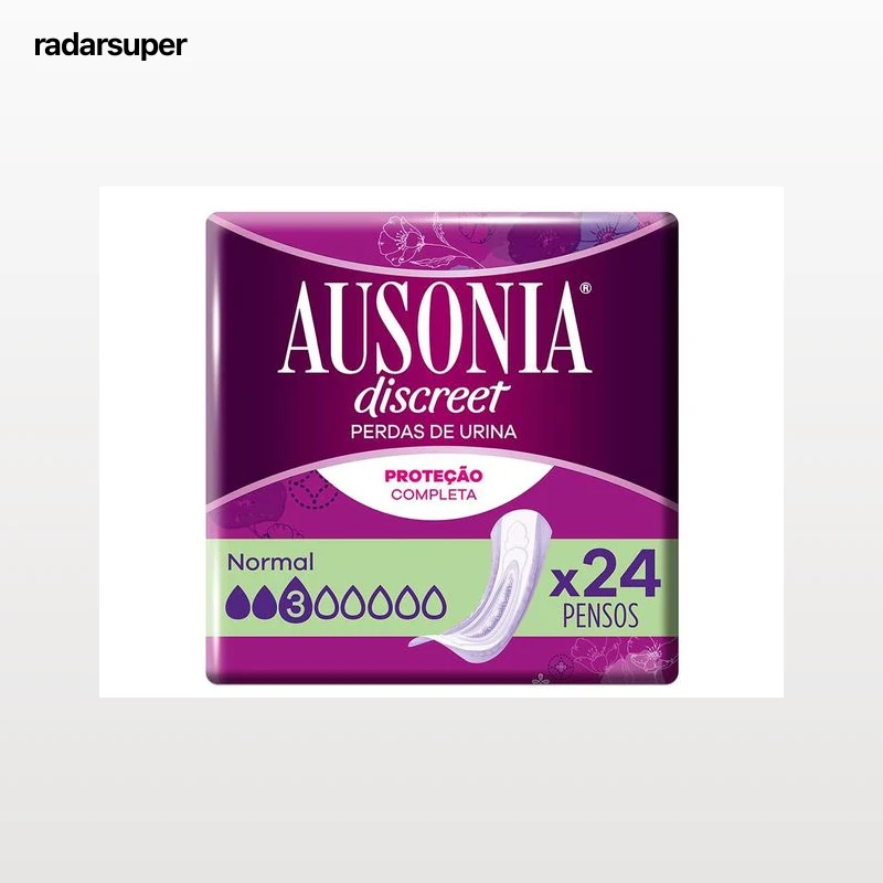 PENSOS INCONTINÊNCIA NORMAL AUSONIA DISCREET 24 UN