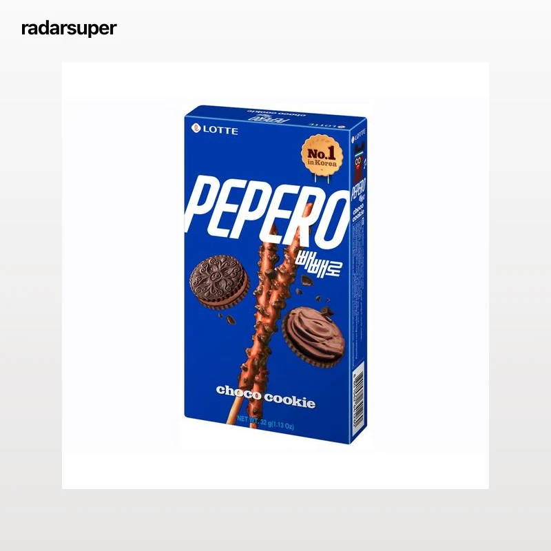 PEPERO Galleta stick de chocolate con leche y crujiente 32 g.