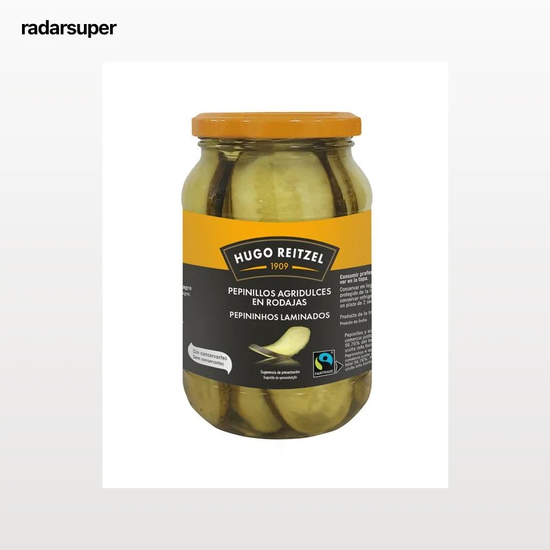 Pepinillo en rodajas agridulce Hugo Reitzel 270g