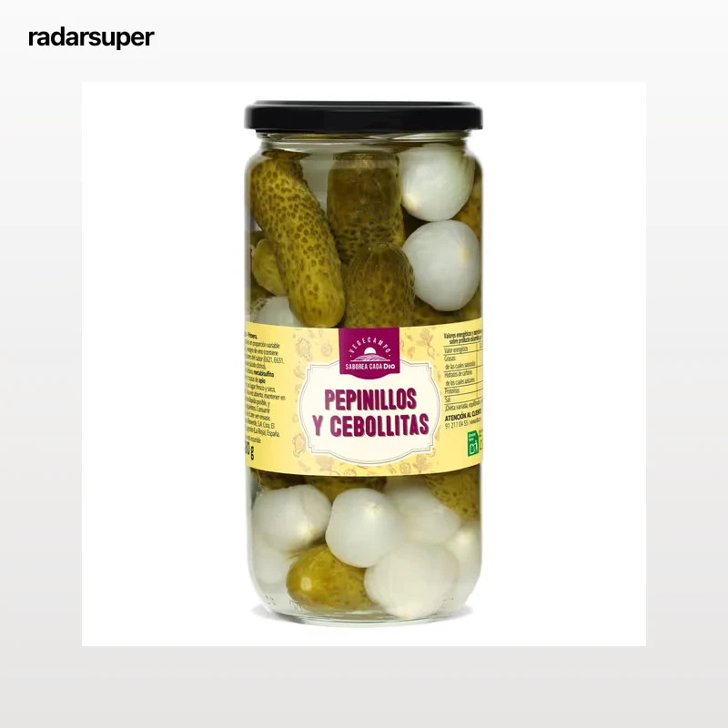 Pepinillos y cebollitas Dia Vegecampo 380 g