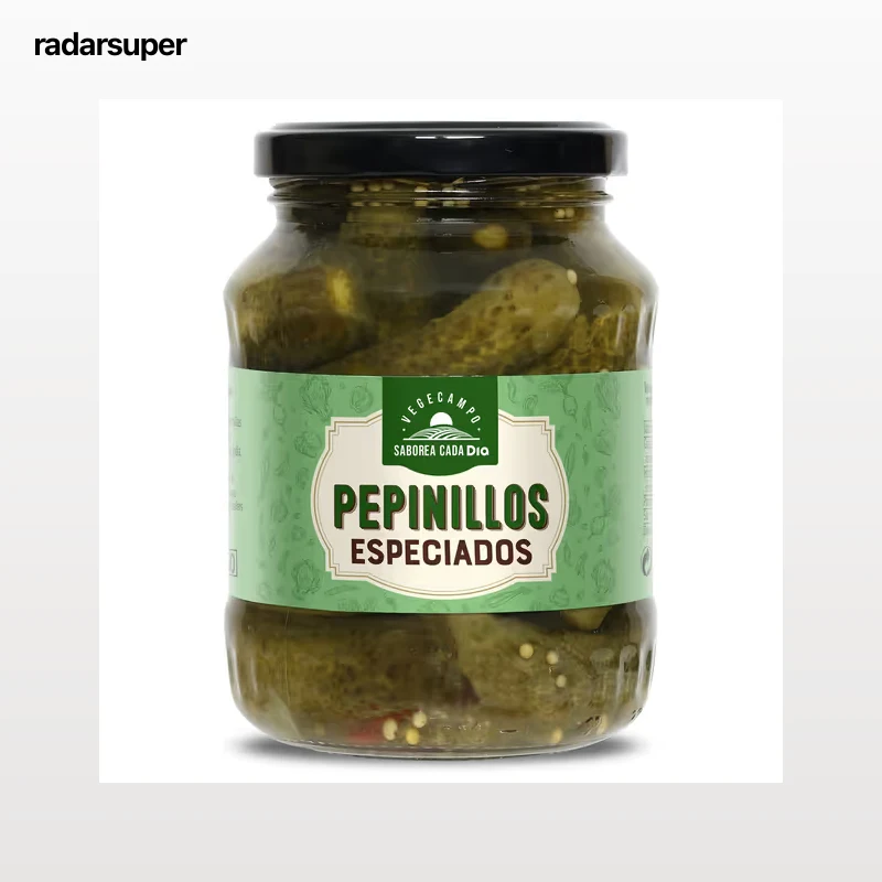 Pepinillos especiados Dia Vegecampo 190 g