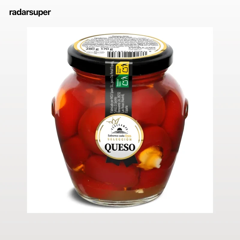 Pepperoncini rellenos de queso Dia Vegecampo 170 g
