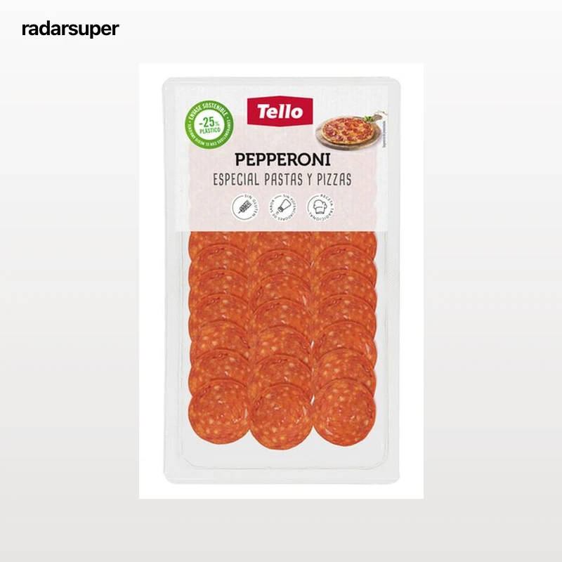 Pepperoni en lonchas Tello 75g