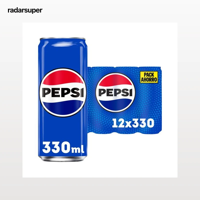 PEPSI Refresco de cola pack 12 latas de 33 cl.