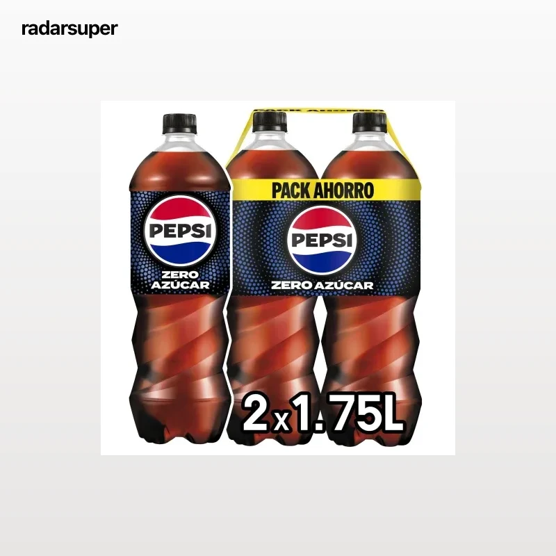 Pepsi zero azúcar pack 2 botellas 1,75 cl.