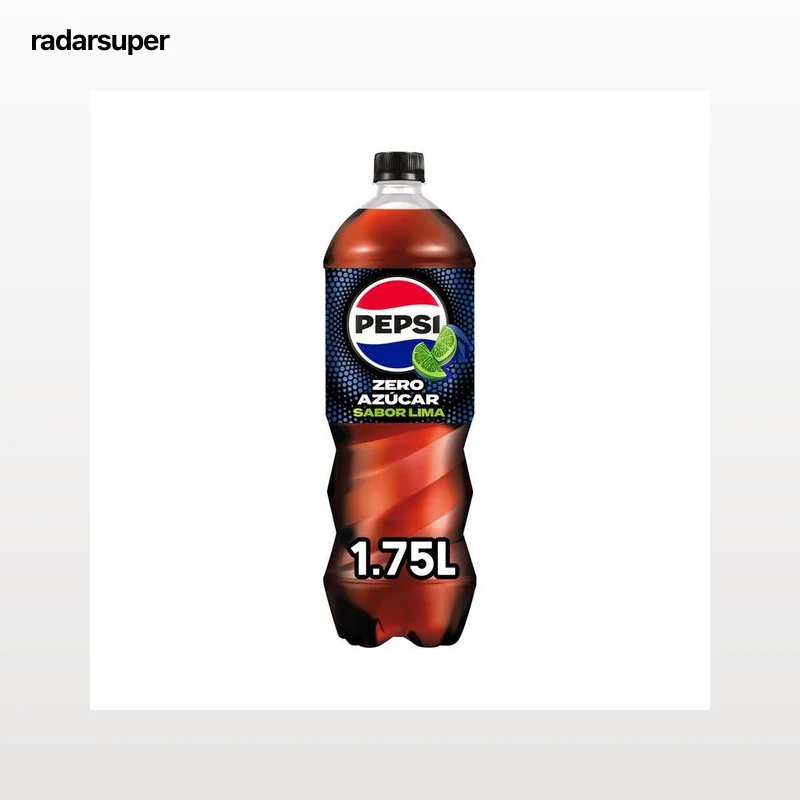 PEPSI ZERO Refresco cola a la lima zero azúcar botella 1,75 l.