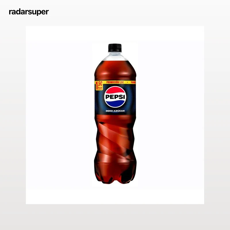 PEPSI ZERO Refresco de cola Zero sin azúcar botella 1,75 l.