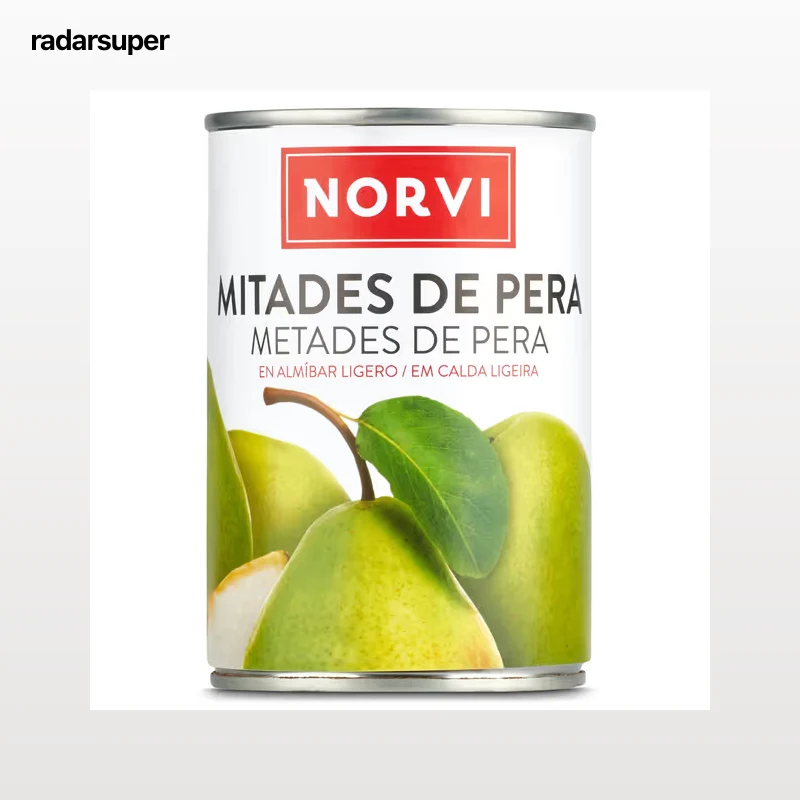 Pera en almíbar Norvi 240 g