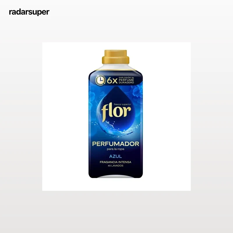 Perfumador para la ropa azul Flor 40 lavados.