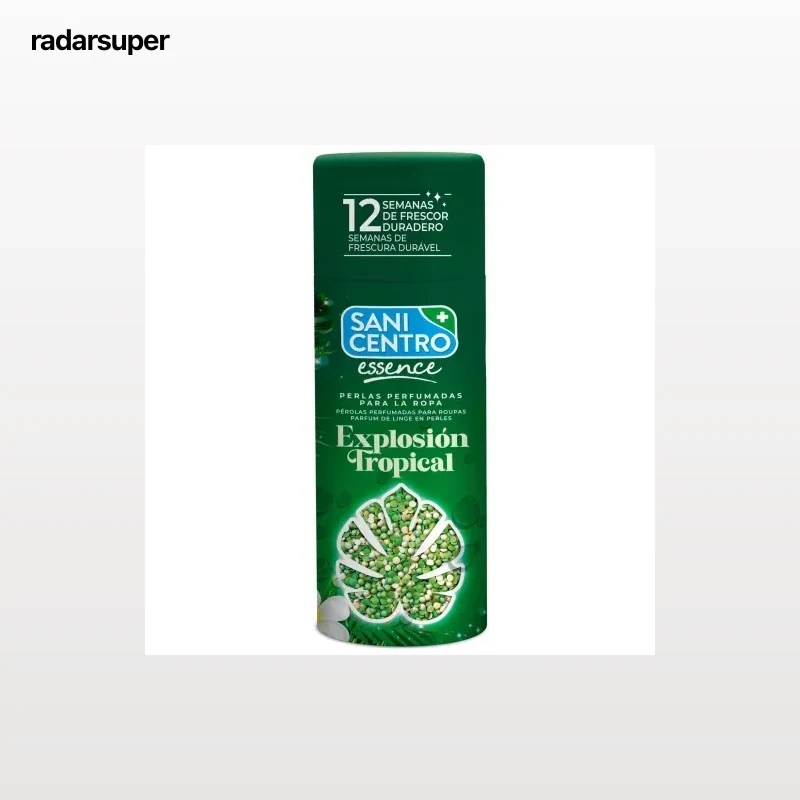 Perfume para la ropa en perlas concentrado explosión tropical Sanicentro 200 g.