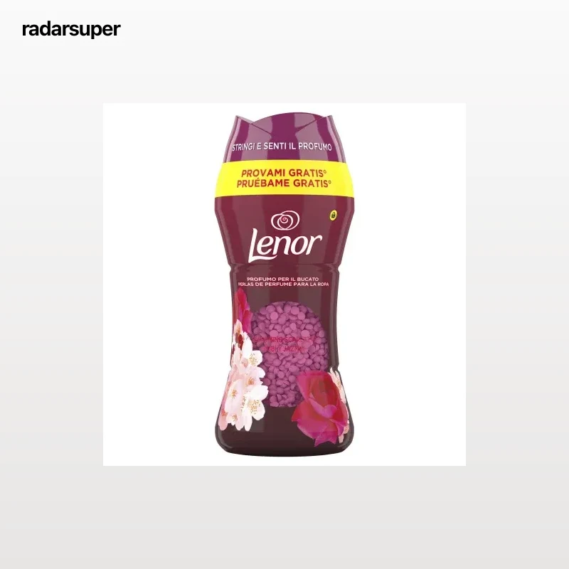 Perfume para la ropa en perlas concentrado rubí y jazmín Lenor 195 g.