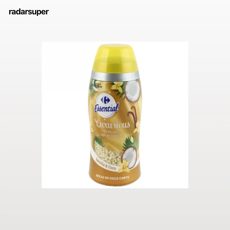 Perfume para la ropa en perlas vainilla y coco Essential Carrefour 275 g.