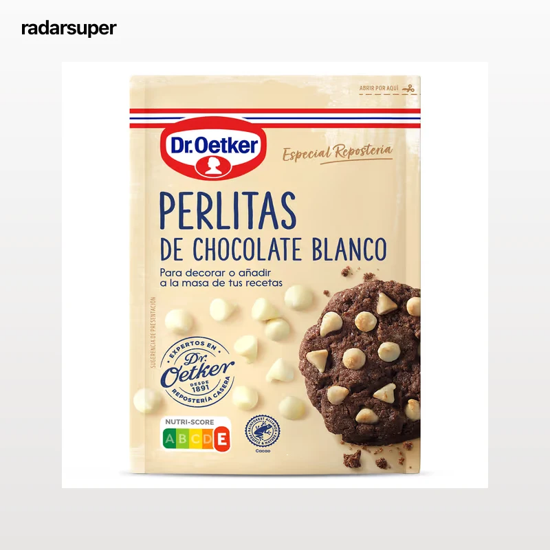 Perlitas de chocolate blanco Dr. Oetker 100 g